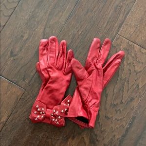 MICHAEL Michael Kors Accessories - Red leather Michael Kors gloves size 7 used MICHAEL Michael Kors Accessories - Red leather Michael Kors gloves size 7 used